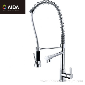 Deluxe Colorful Reliable Pull Down Kitchen Faucet Chrome